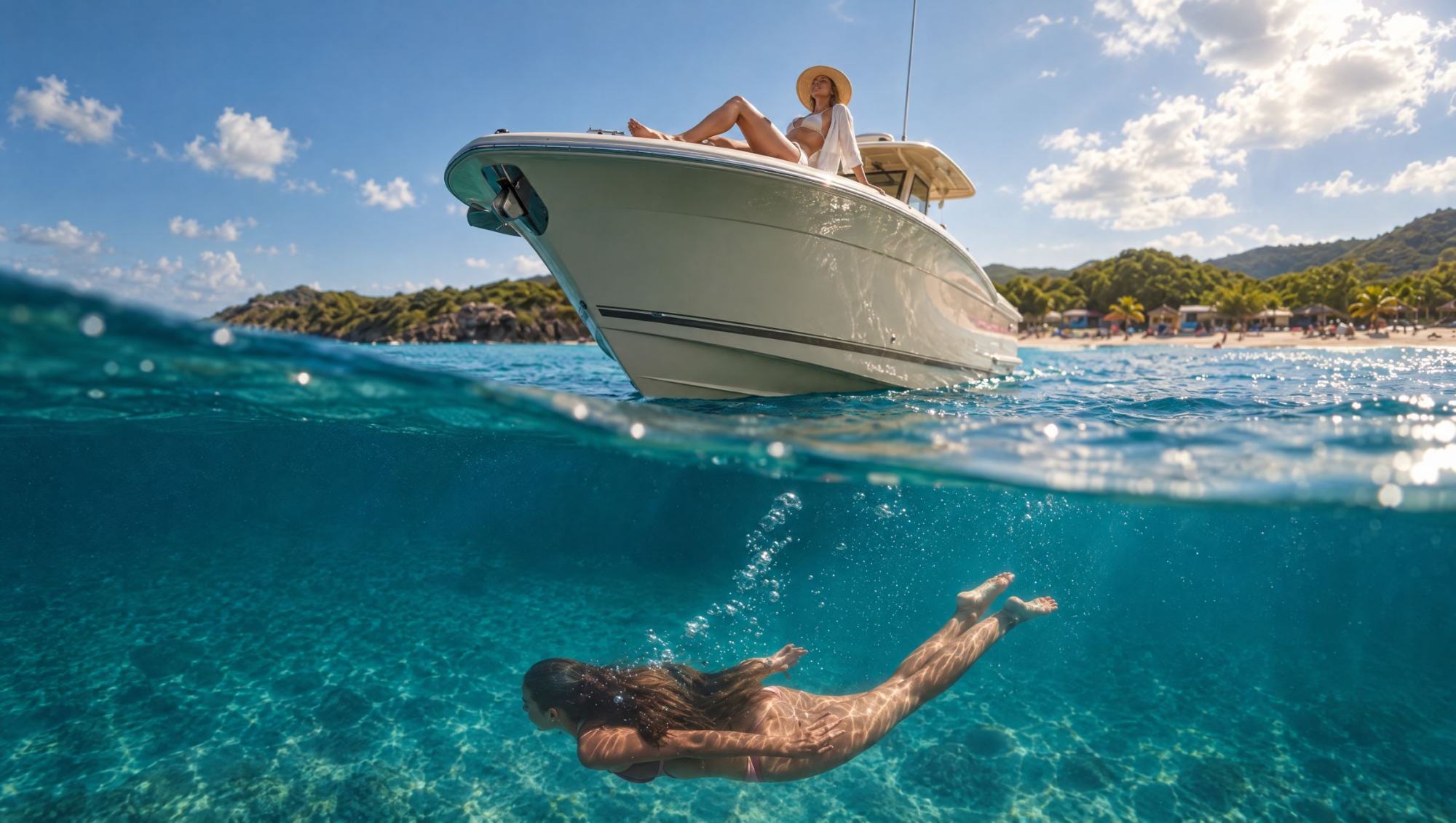 Above and below the waterline off Curaçao